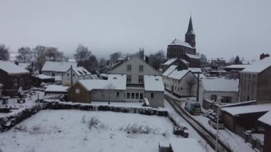 Karlı kış manzarası