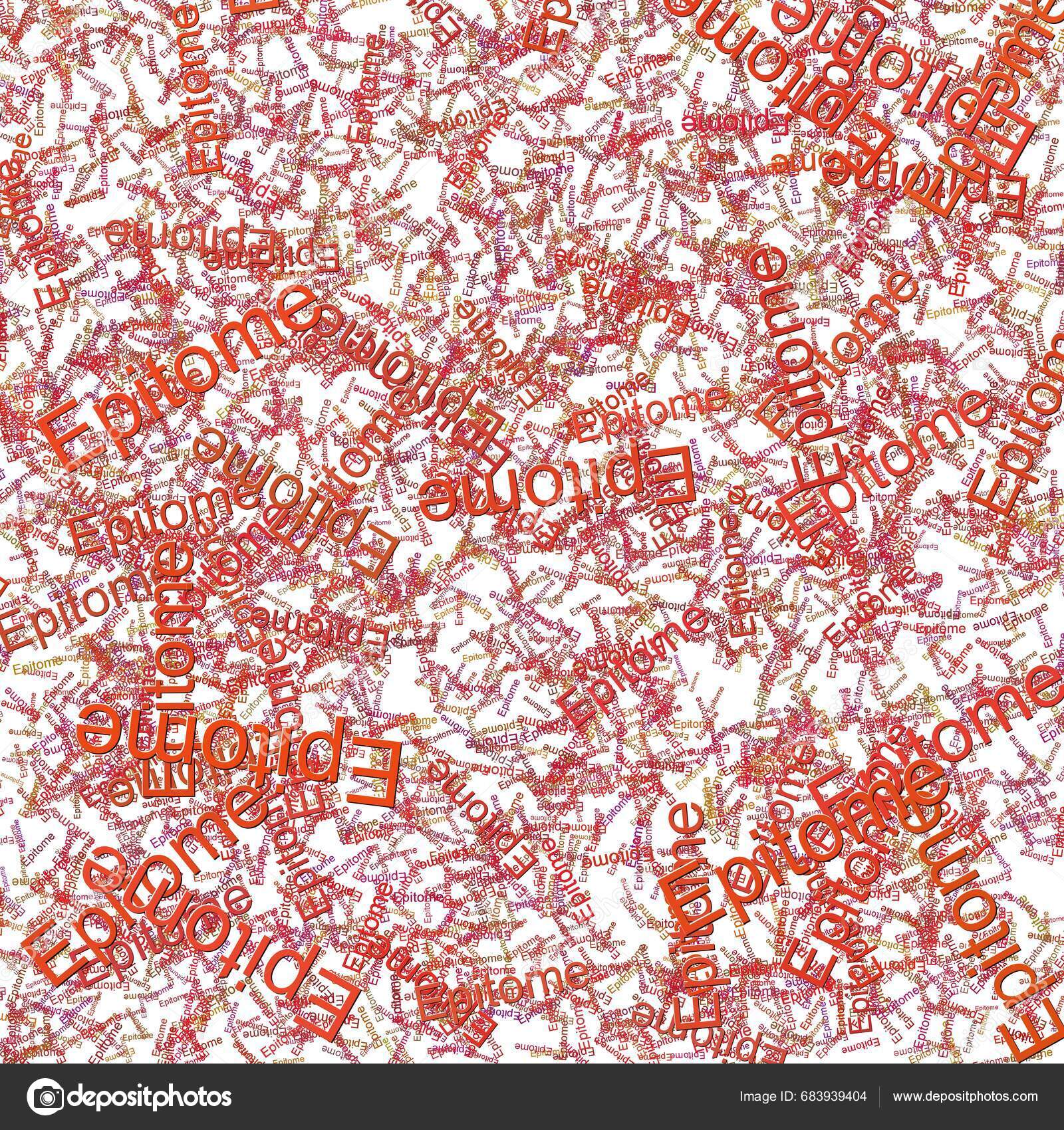 Confetti Words Epitome Monzathunderbird Stock Photo by ©psmcintyre 683939404