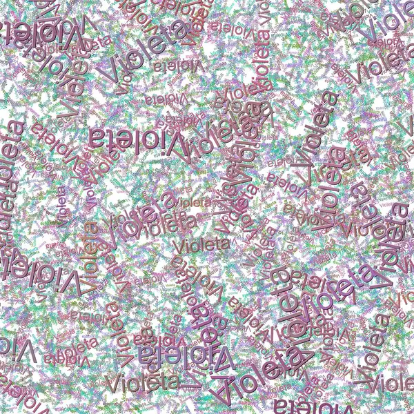 stock image Confetti words Violeta  ShamrockApple