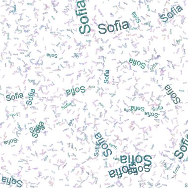 Confetti words Sofia dark Biloba FlowerPerfume clipart