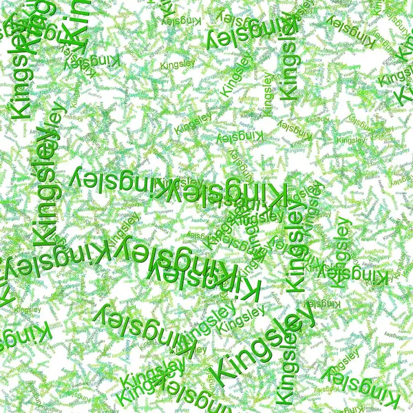 stock image Confetti words Kingsley  LimaEmerald