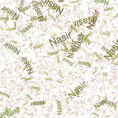 Confetti words Nasir  DecoZombie clipart