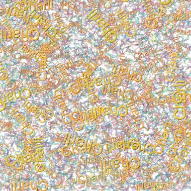 Confetti words Charli bright Mountain MeadowEastern Blue clipart