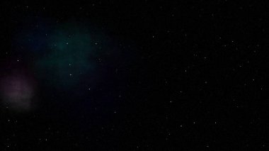 abstract fantasy starry night sky with a dark Cyan Aqua-Aquamarine nebula clipart