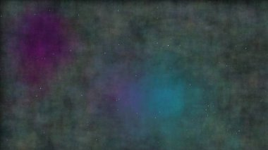 Soyut fantezi yıldızlı gece gökyüzü Pembe Lace-Cyan Aqua nebulasıyla