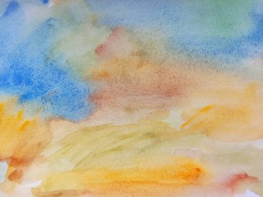 Abstract watercolor background. Fluid painting abstract texture. Colorful gradient clipart