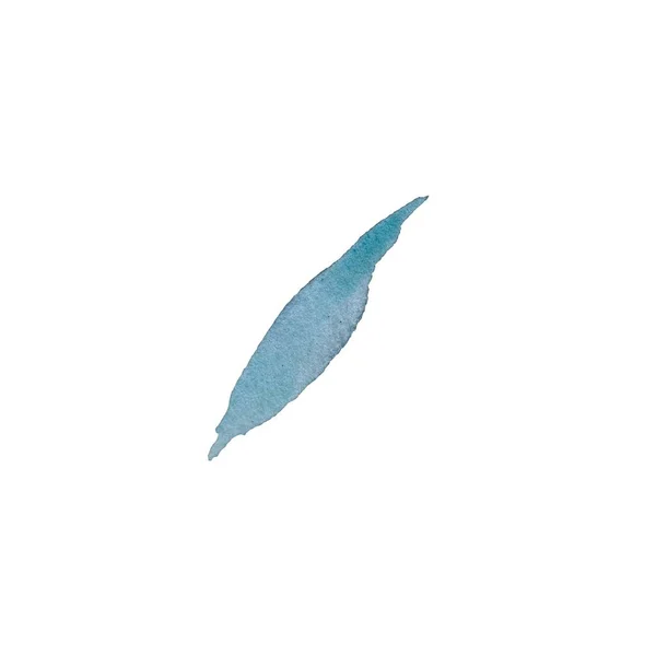 花弁のデイジーカモミールブルーの染色スケッチ 水彩画です 手描きの質感と隔離 デザイン ファブリック プリント テキスタイル カード 招待状 バナー — ストック写真