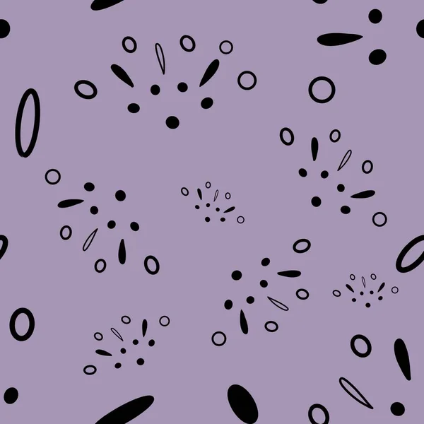 Dots Minimal Elegance Lavender Modern Pattern Digital Illustration Hand Drawn — Stock Photo, Image