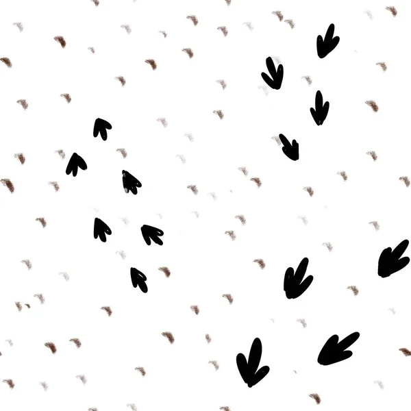 Kuş Soyut Kusursuz Komik Desenler Izler Dijital Bir Çizim Yapımı — Stok fotoğraf