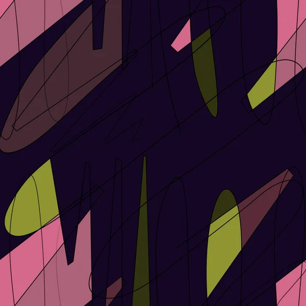 Scribble Farbe Block Spaß Chaotischen Violetten Nahtlosen Muster Eine Digitale — Stockfoto