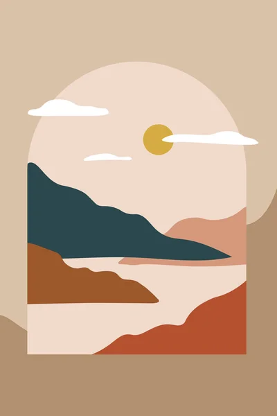 Görsel Sanat, Minimalist Arkaplan, Modern İllüstrasyon.