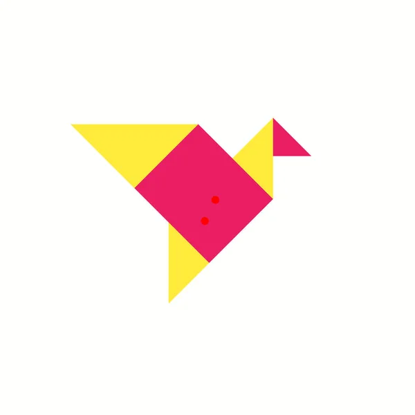 Logo Farbe Gelb Rot Weißer Hintergrund — Stockfoto