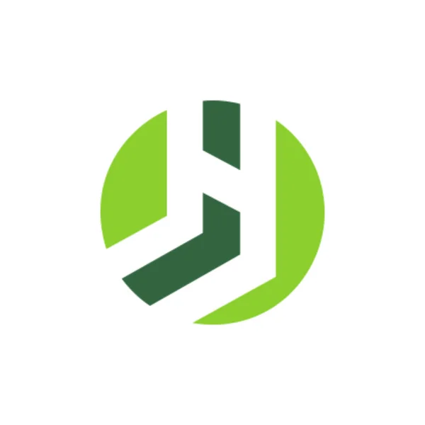 Diseño Del Logotipo Del Vector Para Una Letra Inicial — Foto de Stock