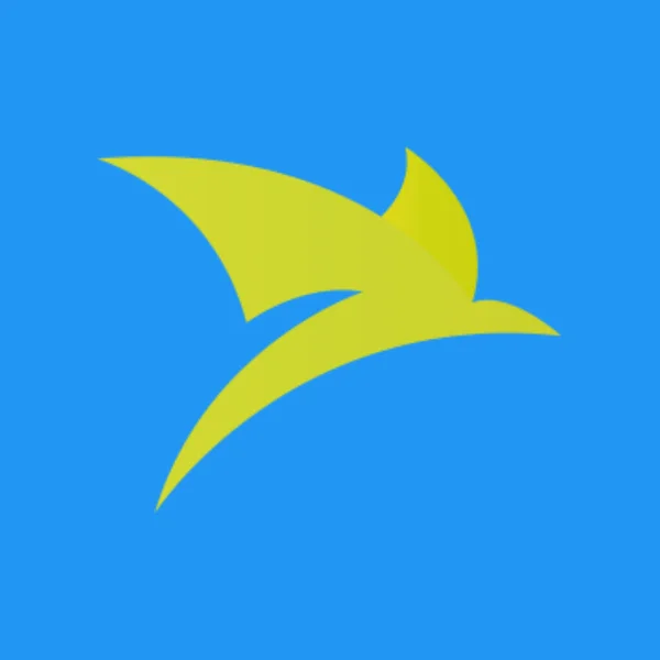 Logo Red Yellow Blue Bigron White Black — Stock Photo, Image