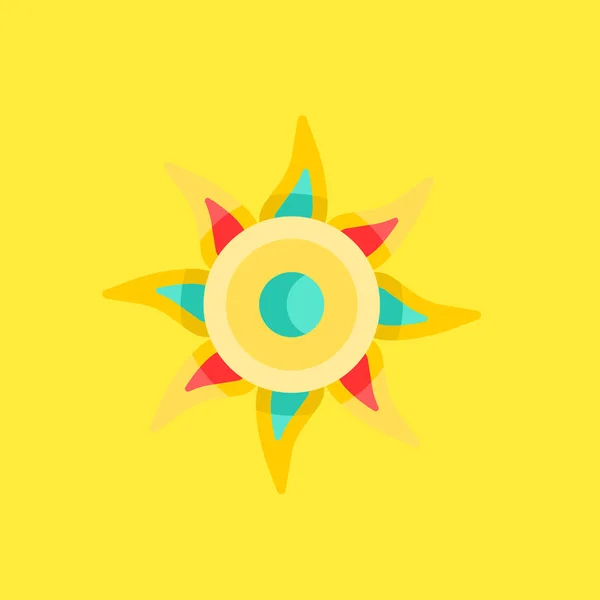 Логотип Червоний Жовтий Синій Бігрон Білий Чорний — стокове фото