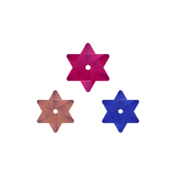 Star Icon Isometric Stars Vector Symbol Web Design Isolated White — стоковое фото