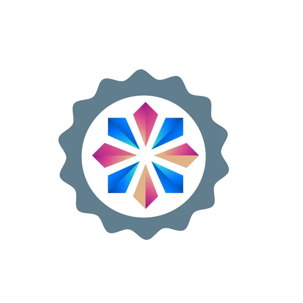 Logo Estrella Icono Vector Ilustración — Foto de Stock