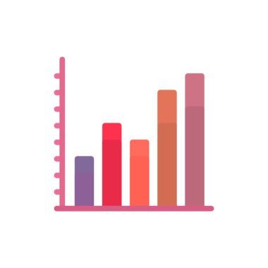 grafik ikonu vektör illüstrasyonu