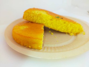 Sarı roto keki. Lezzetli, sağlıklı yemek.