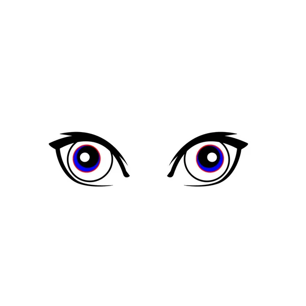 Векторная Иллюстрация Глаз — стоковое фото