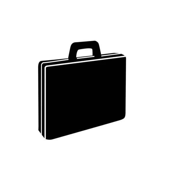 Aktatáska Ikon Egyszerű Illusztráció Bőrönd Vektor Ikonok Web — Stock Fotó