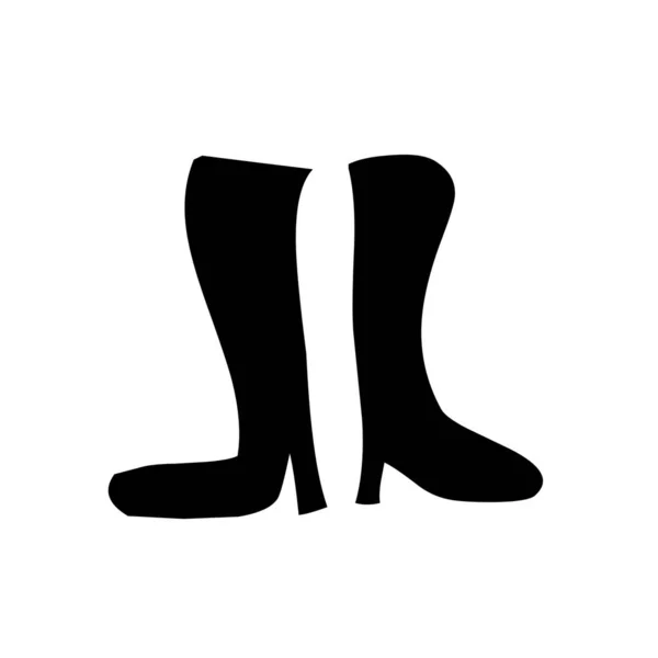 Schoenen Web Icoon Eenvoudige Illustratie — Stockfoto