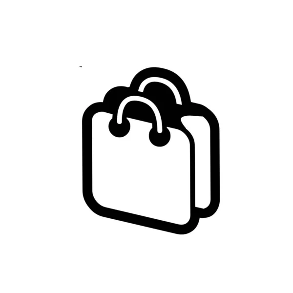 Einkaufstasche Symbol Vektor Illustration Design — Stockfoto