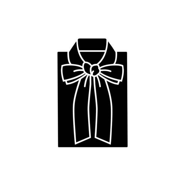 Δώρο Φιόγκο Γραβάτα Γάμος Γενέθλια Στερεά Glyph Εικονίδιο Web Banner — Φωτογραφία Αρχείου