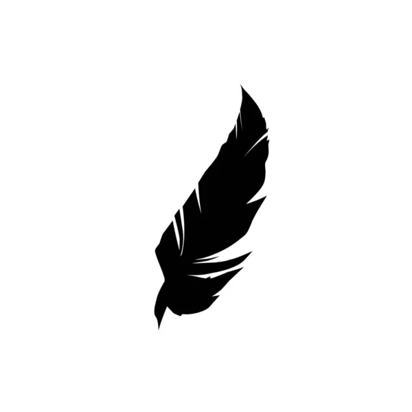 Flügel Feder Symbol Logo Vektor — Stockfoto