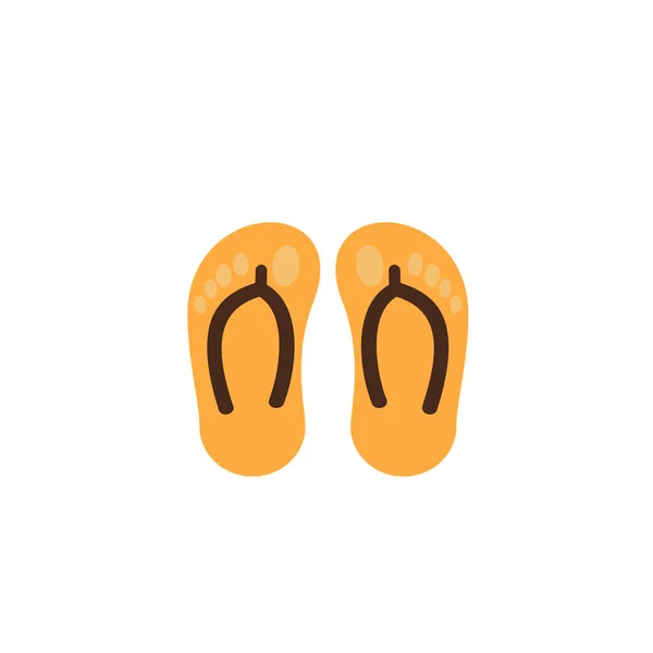 Slippers Icon Vector Illustration — Stock Photo, Image