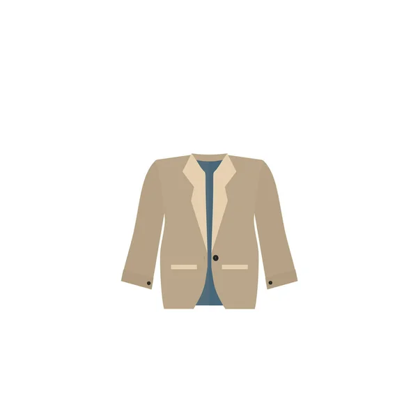 Vektor Illustration Man Kostym Ikon — Stockfoto