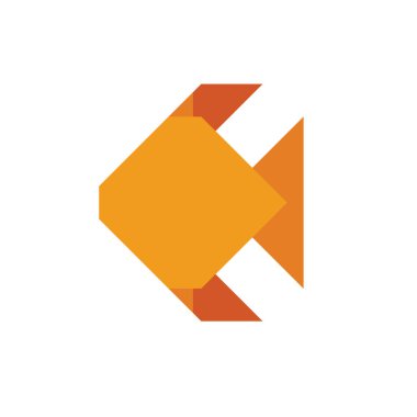 harf logo tasarım vektör şablonu