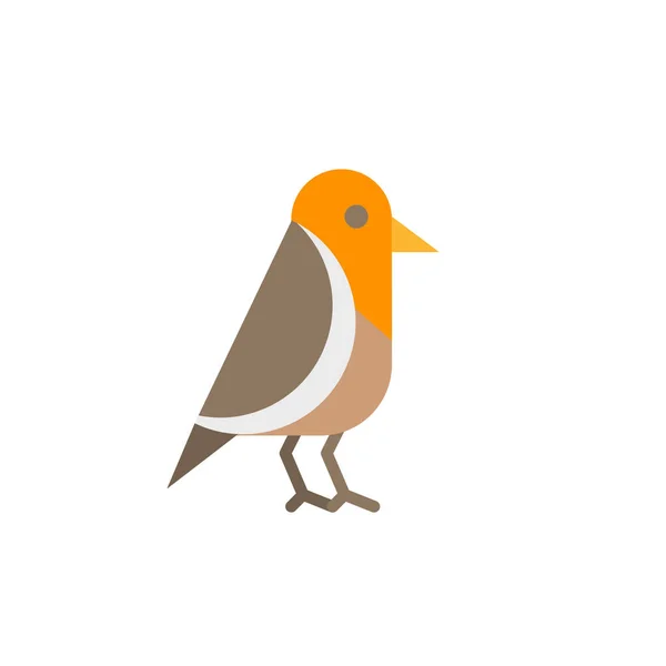 Fågel Vektor Logotyp Ikon Design — Stockfoto