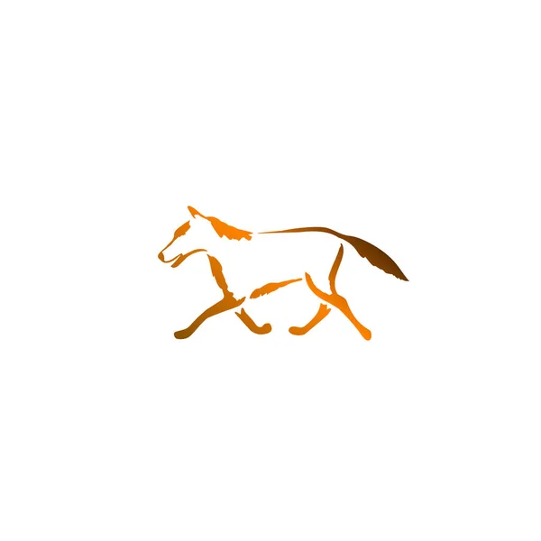 Wolf Logo Vorlage Vektor Symbol Illustration Design — Stockfoto