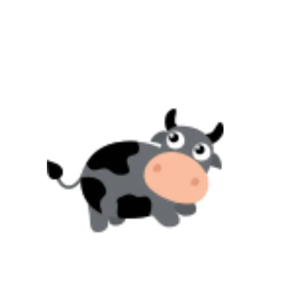 Pig Head Icon Cartoon Illustration Cow Vector Icons Web — Stock Photo, Image