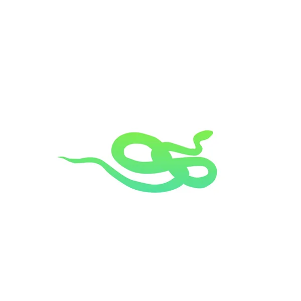 Snake Logo Modello Icona Vettoriale Illustrazione Design — Foto Stock