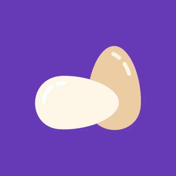 鸡鸡蛋矢量图标 — 图库照片