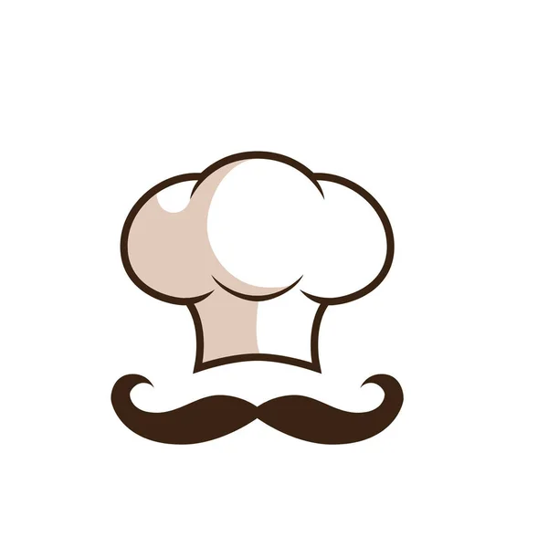 Значок Шляпы Шеф Повара Ресторанное Меню Тема Еды Изолированный Дизайн — стоковое фото