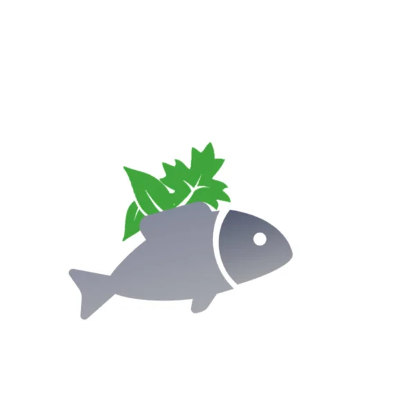 Fish Logo Design Template Vector — Stock Photo, Image