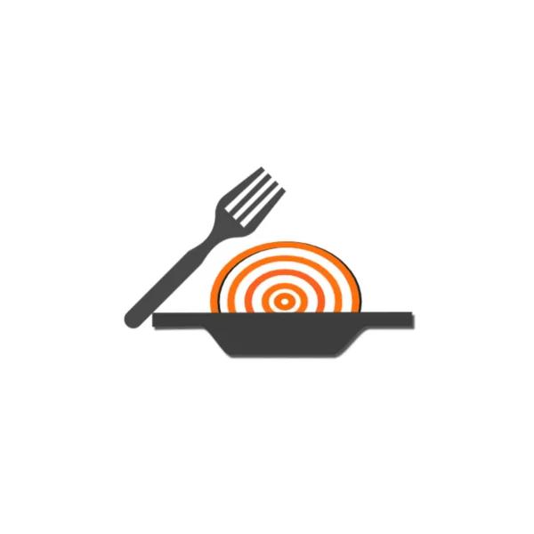 Dish Icon Vector Illustration — Stock Photo, Image