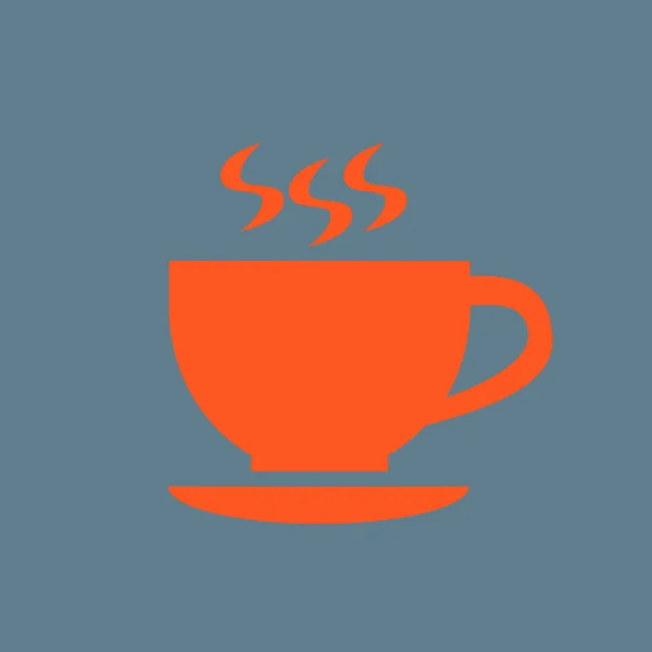 コーヒーカップのアイコン ベクターイラスト — ストック写真