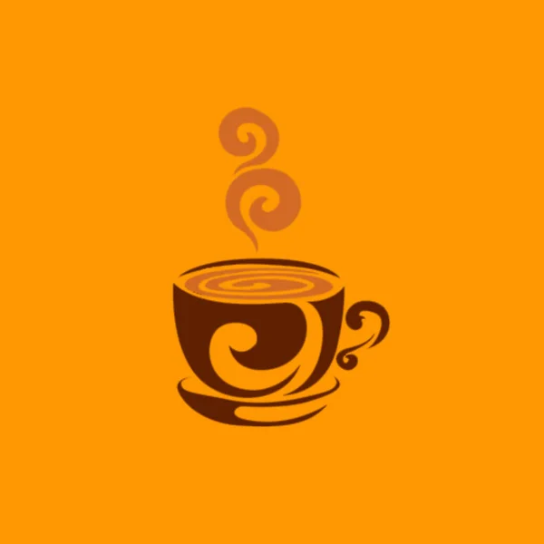 Φλιτζάνι Καφέ Ένα Εικονίδιο Εικονογράφηση Διανύσματος — Φωτογραφία Αρχείου