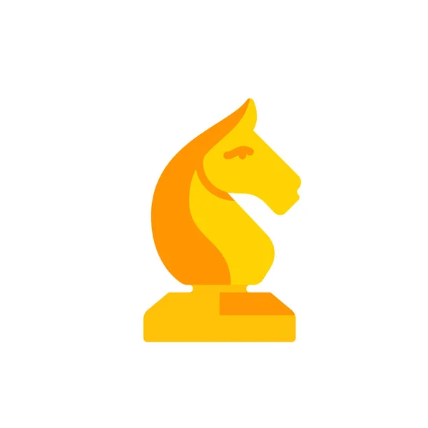 Šachová Ikona Izometrický Vektorové Ikony Krále Koně Pro Web Design — Stock fotografie