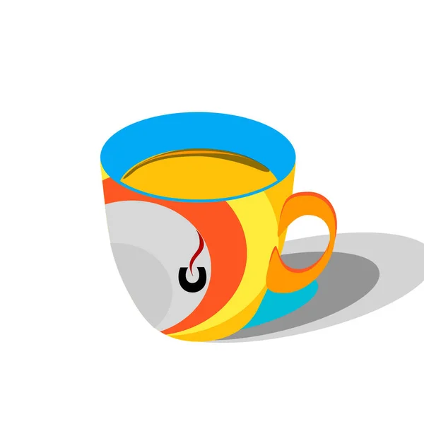 Egy Csésze Teát Egy Bögre Kávéval — Stock Fotó