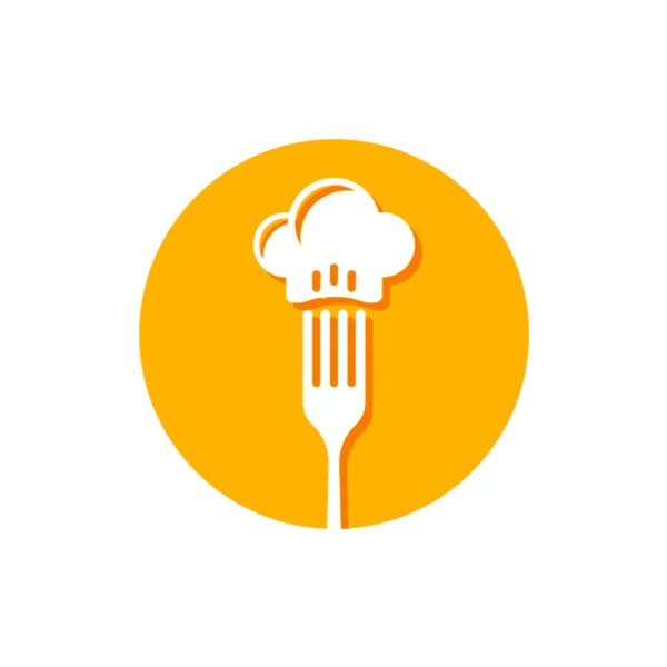 chef hat logo template vector icon illustration design