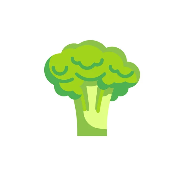 Illustrazione Vettoriale Icona Broccoli — Foto Stock