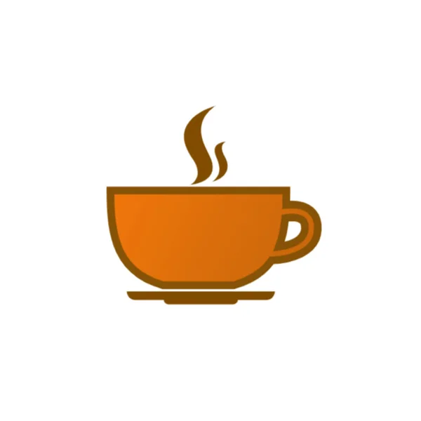 Kávéscsésze Ikonja Vektor Illusztráció — Stock Fotó