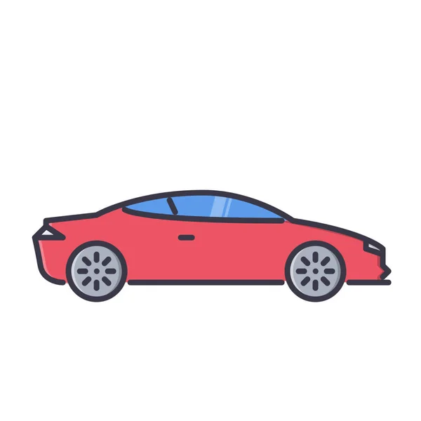 Плоская Икона Автомобиля Гараже — стоковое фото