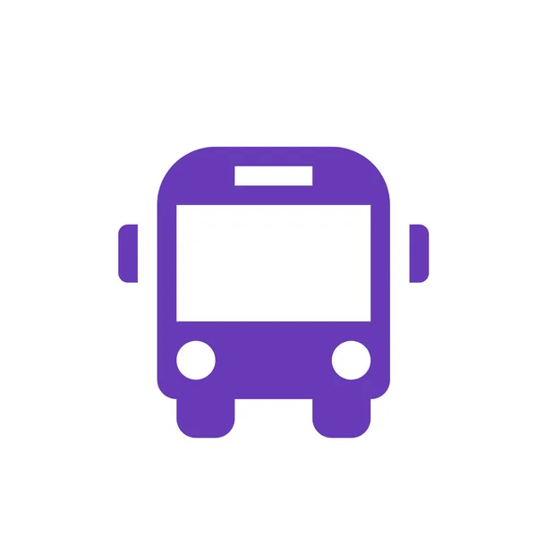 Значок Автобуса Векторная Иллюстрация Плоский Дизайн — стоковое фото
