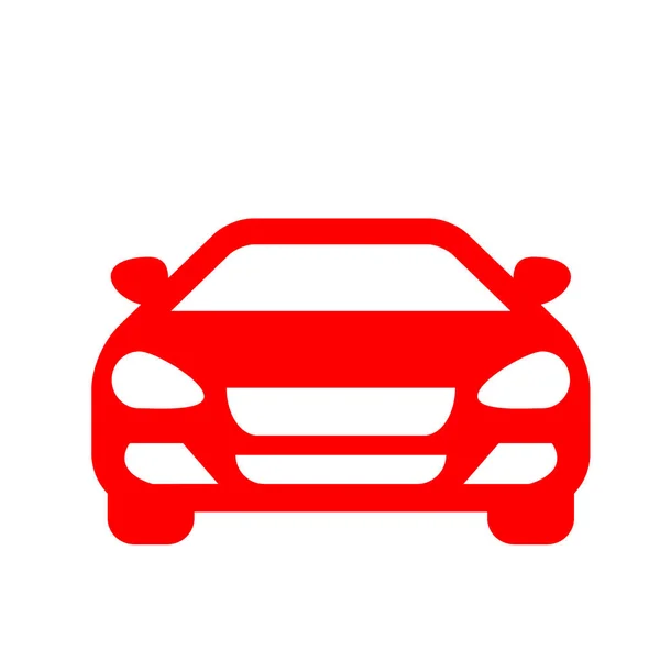 Araba Ikonu Beyaz Arkaplanda Izole Edilmiş Otomatik Vektör Logo Simgelerinin — Stok fotoğraf